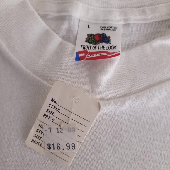 DEADSTOCK vintage 80s Batman 1989 Joker Tim Burton comic book shirt - Picture 4 of 5